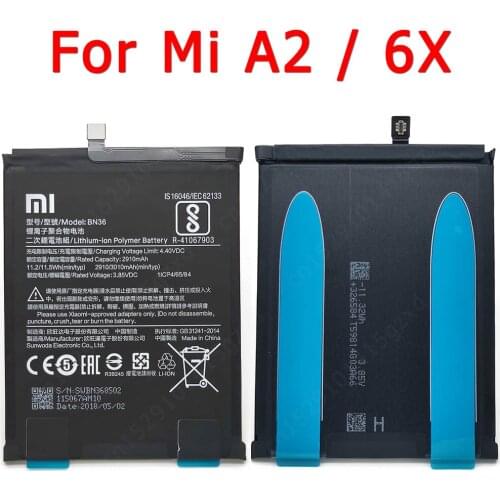 Аккумуляторы для телефонов Xiaomi Mi 6X Olevo China At AliExpress