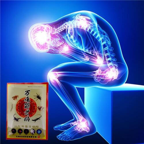 32Pcs/4Bags Spider venom Orthopedic Pain Relief Patch Medicine Medicated Analgesic Plaster for Back Muscle Shoulder Leg joint Pa