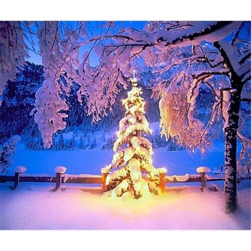 Christmas decor Snow Needlework 3D diamond embroidery full resin diamond with picture home decor mosaic diy diamond painting