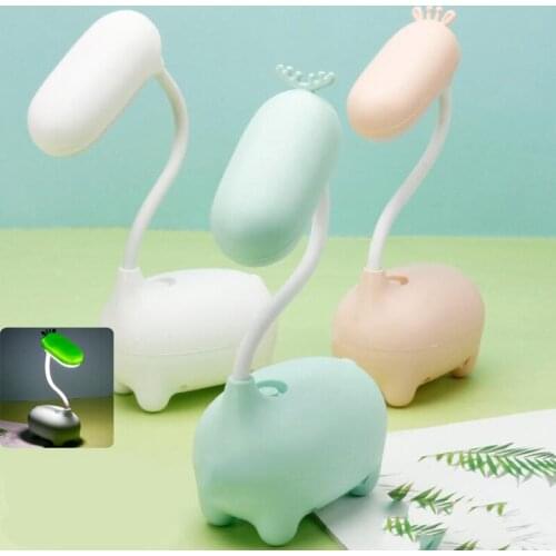 Cartoon Book Light Foldable Led Desktop Desk Book Reading Light Home Computer Laptop Night Light Eye Protection