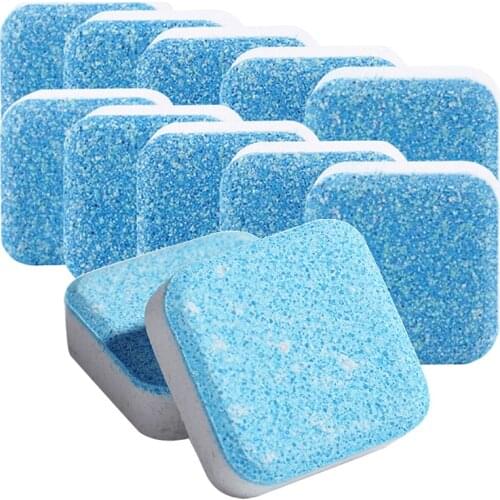 12 Tabs Washing Machine Cleaner Laundry Washer Cleaning Detergent Effervescent Tablet Cleaner Washing Machine Home Cleaning tool
