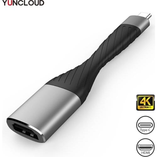 YUNCLOUD USB 4K HDMI Adapter USB Type C dongle Converter Video USB-C video dongle for Macbook P40 Mate 40 S12