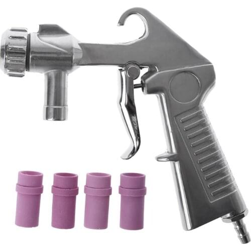 Air Siphon Sandblasting Gun Derusting Polished Abrasive Sandblaster Feed Blast Nozzle Ceramic Tips -hol