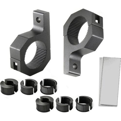 2Pcs LED Fog Driving Light Spotlight Universal Pipe Mounting Brackets 4x4 Offroad ATV Car Roll Cage Tube Bull Bar Clamp Brackets