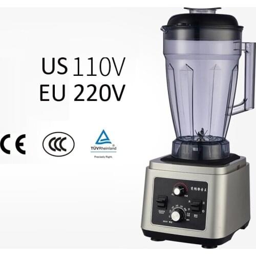 2600w high speed 45000r/min 6pcs blade soybean milk blender machine,grain crusher fruit juicer smoothie mixer machine