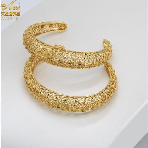 ANIID Bracelets For Women Luxury India Jewelry Gold Bangles With Designer Charms Boho Polynesian African Fashion Copper Egyptian