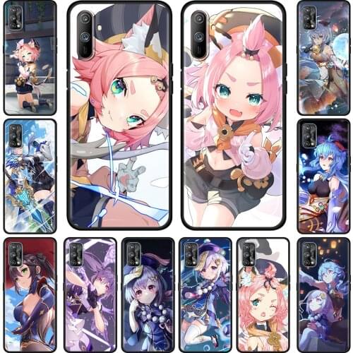 Diona Genshin Impact Soft Silicone Cover For Realme 6 7 Pro C21 C3 XT 5 X50 8 7i GT Neo C11 C15 C20 C25 Shockproof Phone Case