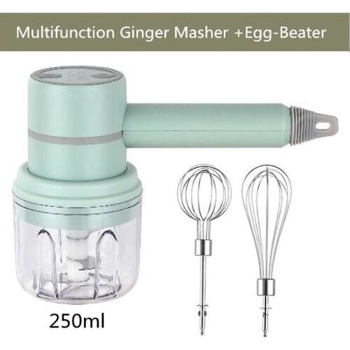 Electric Food Crusher Mini Garlic Press Garlic Crusher Vegetable Chopper Garlic Crushed Ginger Crushed Chili Kitchen Tools