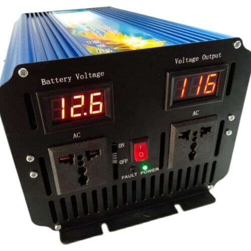 Off Grid 3000W pure sine wave inverter DC 12V/24V/36V/48V to AC 110V/220V 50HZ/60HZ peak power 6000W Inversor