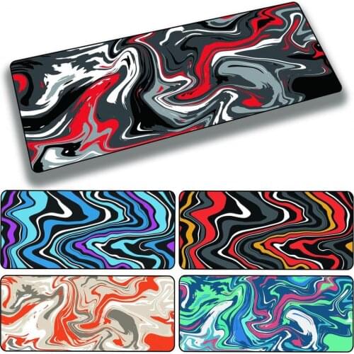 Carpet Surface Convenient Abstract Art Gaming Mouse Pad Large Mouse Mat Wear-resistant for Home