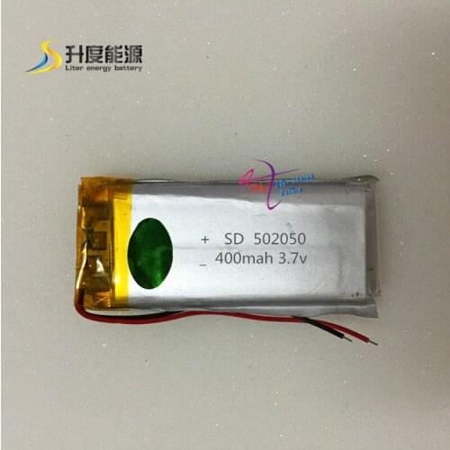 Tablet battery Li-polymer 502050 Battery 3.7V 400mAh 502050 chinese factory\/manufacture\/supplier 3.7V rechargeable battery