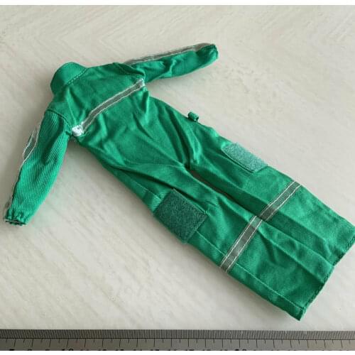 1/6 Scale Soldier Green One-piece Racing Suit Model for 12" Action Figure Doll