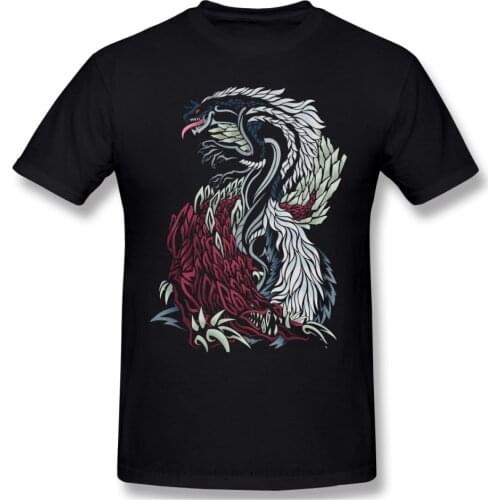 Men Clothing Monster Hunter Felyne Palico Game TShirt Red T-Shirt Tobi Kadachi Men Fashion Short Sleeve