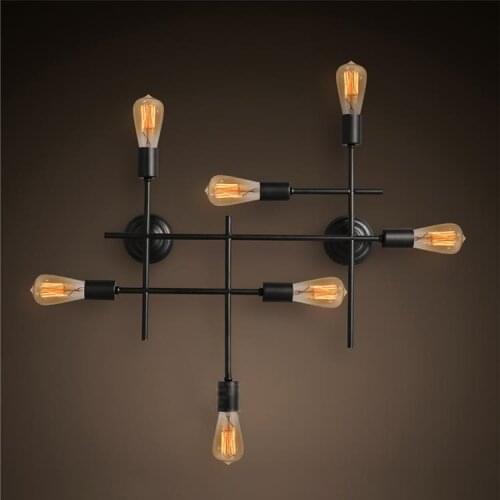 Retro Industrial Loft Large Edison Wall Sconce Lamp Vintage American Country Hotel Hall Bar Kitchen Home Decor Lighting Fixture