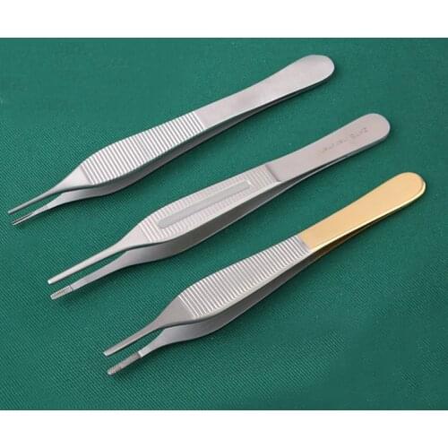 Stainless steel cartilage forceps fine plastic forceps toothed forceps tissue forceps cosmetic plastic nose tool