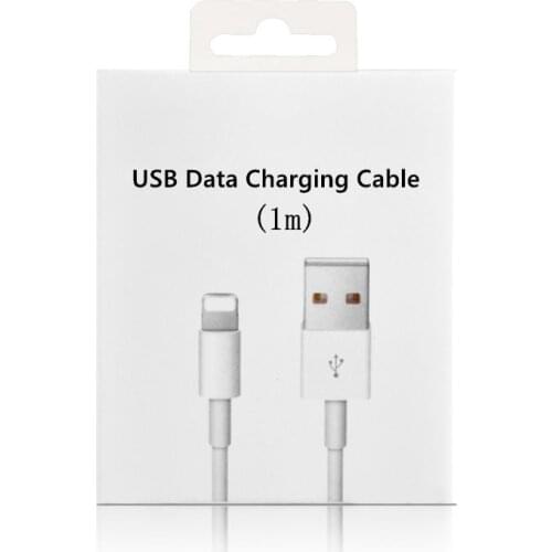 1M 2M Original USB Cable For iPhone Charging Cable 12 11 Pro XS MAX X XR 8 7 6 6S Plus Cable For iPhone Charger With Retail Box