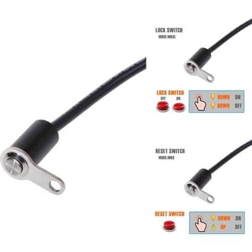 Motorcycle Switch ON-OFF Handlebar Adjustable Mount Waterproof Button 12V Headlight for Electric Bike Motor