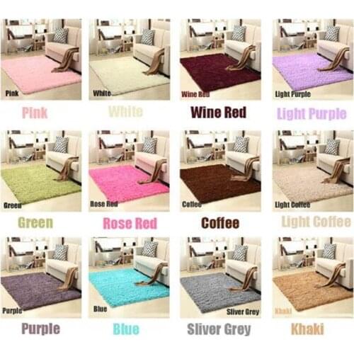Plush Soft Shaggy Alfombras Carpet Faux Fur Area Rug Non-slip Floor Mats For Living Room Bedroom Home Decoration Supplies