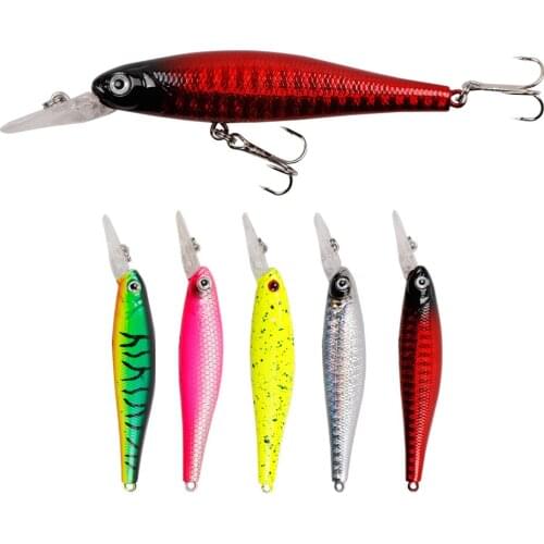 1pcs 9.5cm 7g Wobblers Pike Fishing Lures Multi Jointed Sections Bait Crankbait Fake Fish Artificial Minnow Fishing Accessories