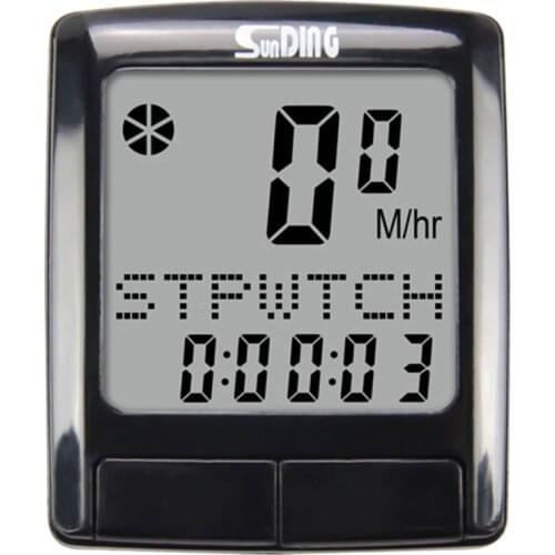 Sunding Wired Bicycle Computer Multifunctional Waterproof Bike Speedometer Temperature Testing Stopwatch Cycling Accessories