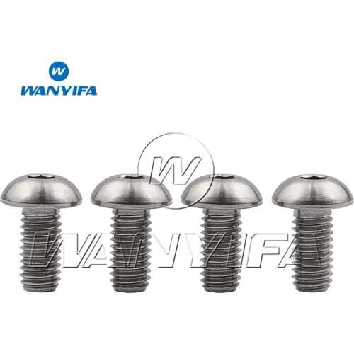 Wanyifa Titanium Bolts M5x15mm M5x12mm M5x10mm M5x8mm Water Bottle Cage Bottle Holder Bolt Screw 4pcs