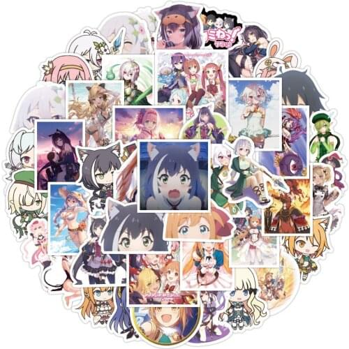 10/50Pcs/Set Anime Princess Link Graffiti Waterproof Skateboard Travel Suitcase Phone Laptop Luggage Stickers Kids Girl