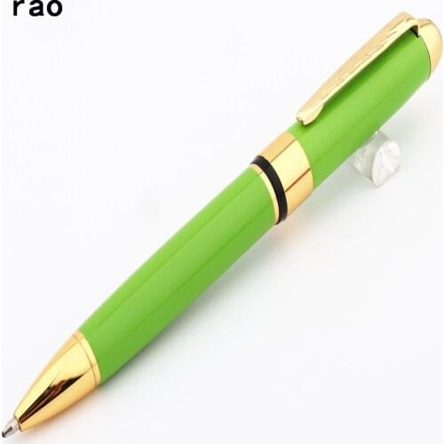 High quality 250 Green colour Business office Medium nib Ballpoint Pen New Student Stationery school supplies