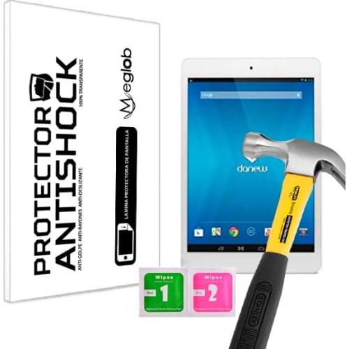 Screen protector Anti-Shock Anti-scratch Anti-Shatter compatible with Tablet Danew Dslide-I7850