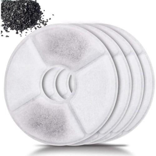 1/2Pcs Activated Carbon Filter For Automatic Cat Dog Fountain Water Feeder Replacement Drinking Machine Filter Core Accessories