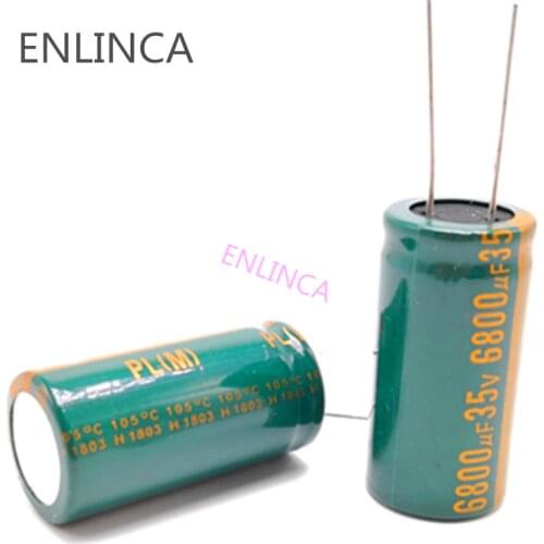 1pcs/lot H096 35v 6800UF aluminum electrolytic capacitor size 18*35 6800UF35V 20
