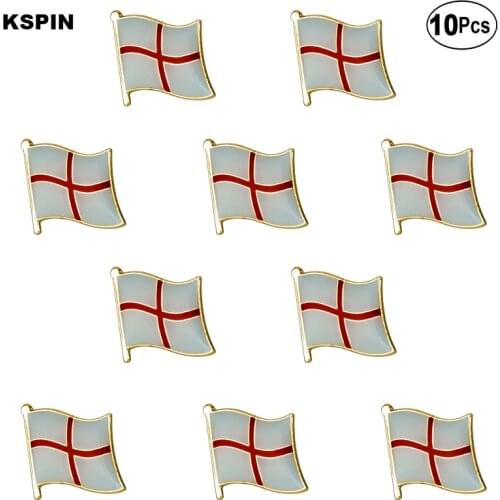 England Flag Lapel Pin Flag badge Brooch Pins Badges 10Pcs a Lot
