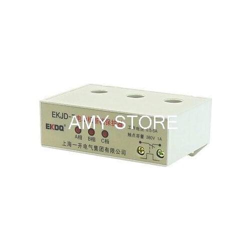 24V/380VAC 0.5-5A 3 Phase Adjustable Electronic Intelligent Motor Protector EKJD-7 Overload open phase Passive