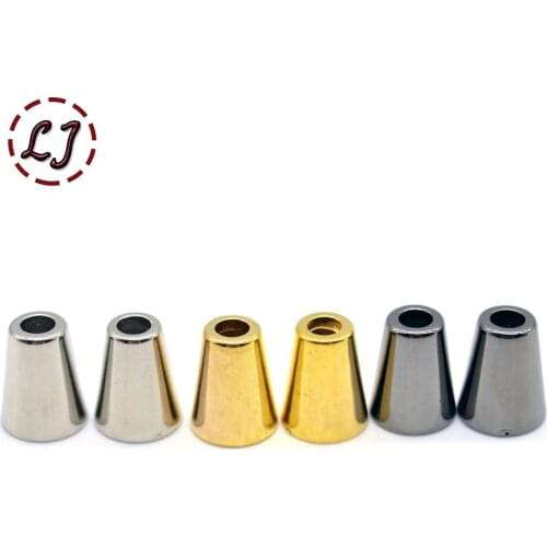 30pcs/lot silver gold black small cord end plastic stopper Toggle Clip for Paracord Bag Sports Wear Shoes garment accseeories