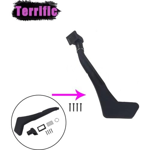 1/10 RC Car Accessories Rubber Safari Snorkel for RC Crawler Car Jeep Wrangler Body Simulation Decoration