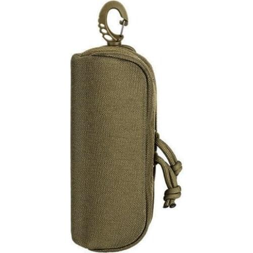 E9LE 1pc Outdoor Hunting Sunglasses Case Military Molle Pouch Goggles Storage Box Nylon