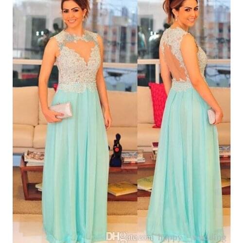 Cheap elegant light blue floor length sweetheart key hole back mother of the bride dress guest party dress maid of honor dress