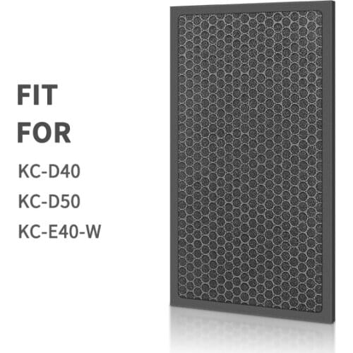 Air Purifier Activated carbon filter For Sharp KC-D40 KC-D50 KC-D40Y Filter For KC-E40-W KC-E50-W KC-F50-W 400*220*10mm