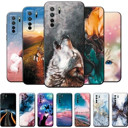 Huawei P40 Lite Case Cover Cute Cases For Huawei P40 Lite 5G Silicone Soft TPU Cover For Huawei P40 Lite Back Cover
