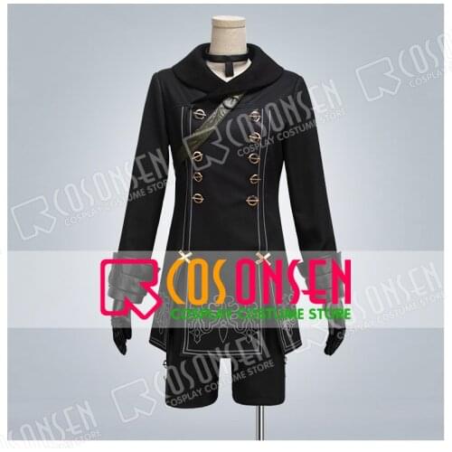 Game NieR Automata 9S YoRHa No. 9 Type S 9S Black COSPLAYONSEN 2017 Cosplay Costume With Bag