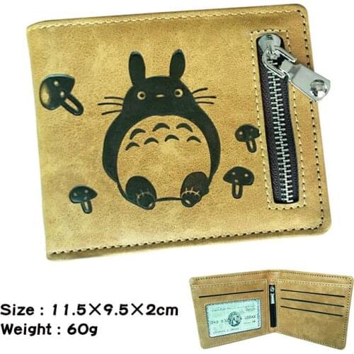Japanese Anime My Neighbor Totoro Cartoon Wallet Men Short Purse Women Coin Purse Wallet Card Holder Gift