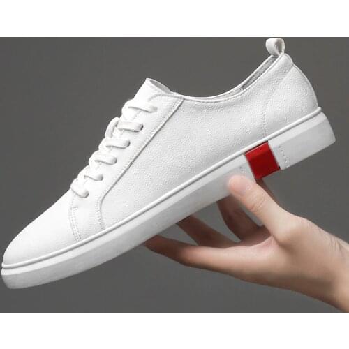 Sneakers Men genuine leather shoes outdoor fashion Casual Shoes Breathable Classic lace up flats business dress Shoes Men k3