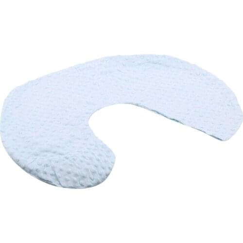 Multifunctional Soft Kids Baby Care U-shaped Nursing Pillowcase Super Bubble Pillow Cover Cushion Removable Pillowcase 8 Colors