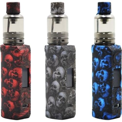 A Soft Silicone Cover Case For Voopoo Drag x plus Carrying Protective Skull Case Cigarette Accessories
