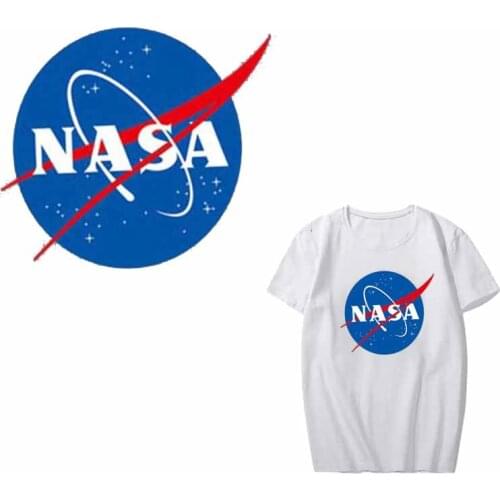 Space Patches Applications for Clothes Iron on Vinyl Heat Transfer Sticker DIY T-shirt Jacket Decoration Applique Thermal Press