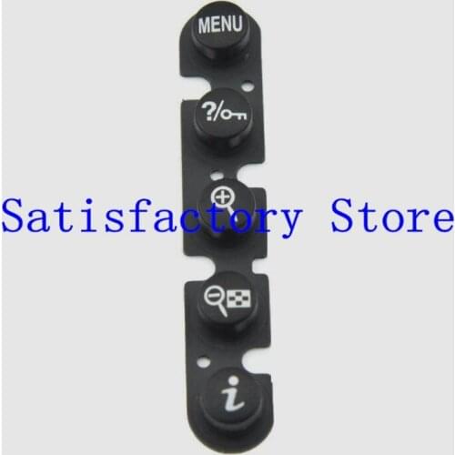 New Rear 5 Menu Back Button Stripe Replacement For Nikon D7100 Repair Part