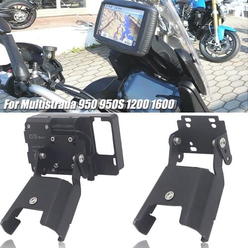 NEW Motorcycle For Ducati Multistrada 1200 2015 2016 2017 2018 2019 2020 Mobile Phone Stand Holder GPS Plate Bracket