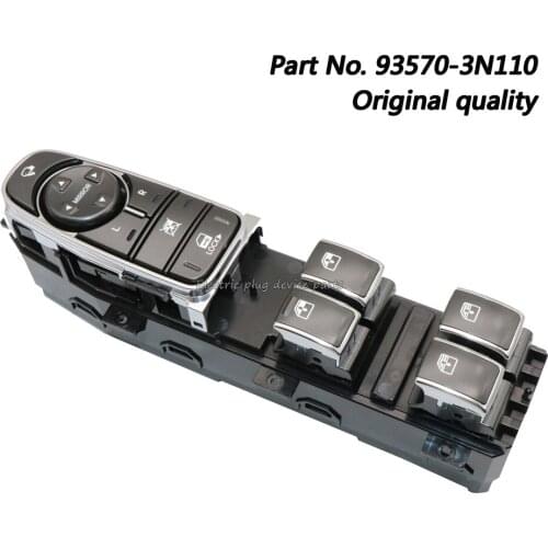 OEM 93570-3N110VM5 Main Power Window Control Switch for Hyundai Equus V8 4.6 2013 93570-3N110