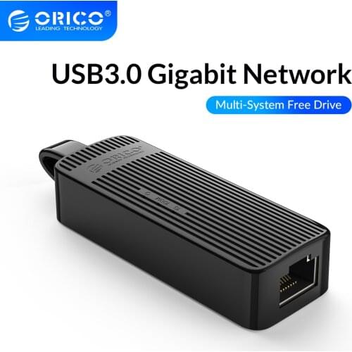 ORICO USB 3.0 Ethernet Adapter USB 2.0 Network Card to RJ45 Lan for Windows 10 PC Xiaomi Mi Box 3 S Nintend Switch Ethernet