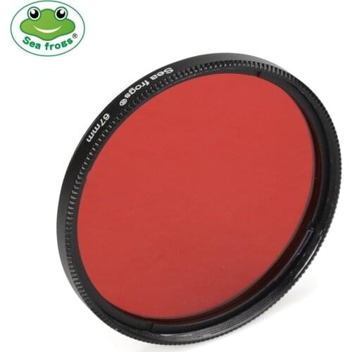 67mm Full Color Red Filter Circular Polarizer Camera Red Filter Color Light Remedy for Camera Lens Underwater Diving Lens
