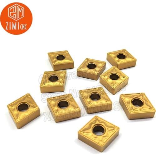 10pcs CNMG120408-HM BP010 Carbide Inserts External Cutting Blade Indexable Inserts for Machining Steel Parts Metal Lathe Tools